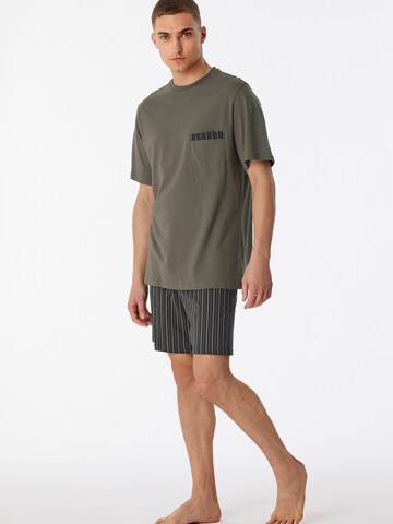 SCHIESSER Short Pajamas ' Comfort Nightwear ' in Grey: front