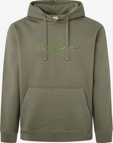 Pepe Jeans Sweatshirt 'NEW JOE' in Grün: Vorderseite