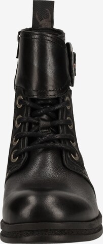 FLY LONDON Lace-Up Ankle Boots in Black