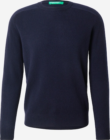 UNITED COLORS OF BENETTON Kampsun, värv sinine: eest vaates