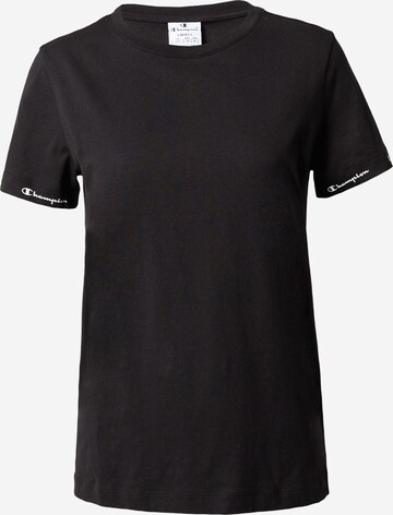 Champion Authentic Athletic Apparel T-Shirt in Schwarz: predná strana