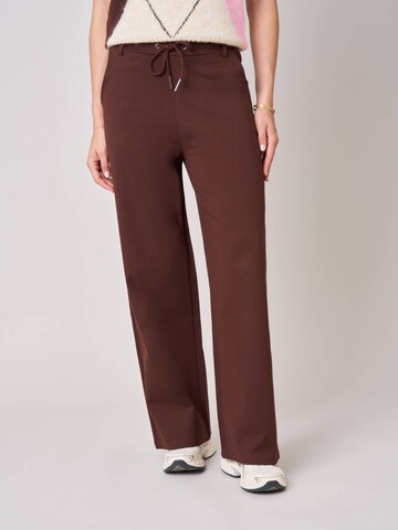 Loosefit Pantalon Deeluxe en marron