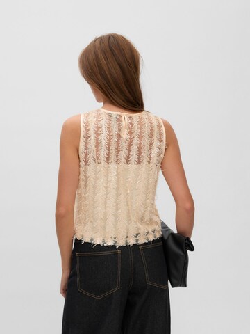 Haut 'VMOrdetta' VERO MODA en beige