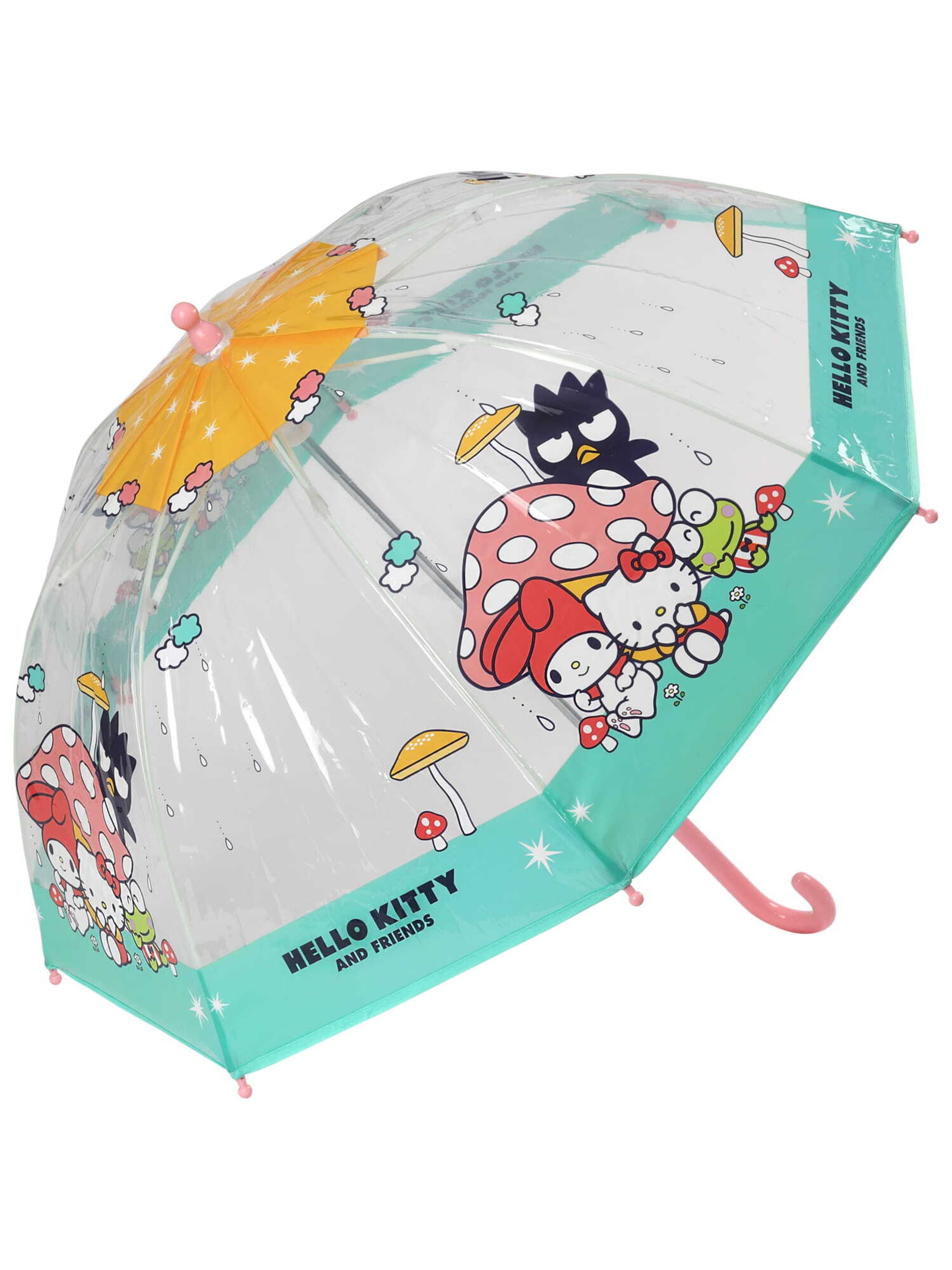 HELLO KITTY Regenschirm in Transparent: Vorderseite