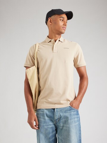 G-STAR - Camisa 'Oluv' em bege: frente