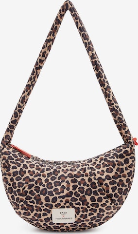 Les Visionnaires Schoudertas 'Unio Vancouver' in Bruin: voorkant