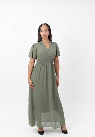 Robe de soirée Elara en vert