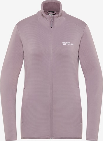 JACK WOLFSKIN Funktionsfleecejacke in Lila: Vorderseite