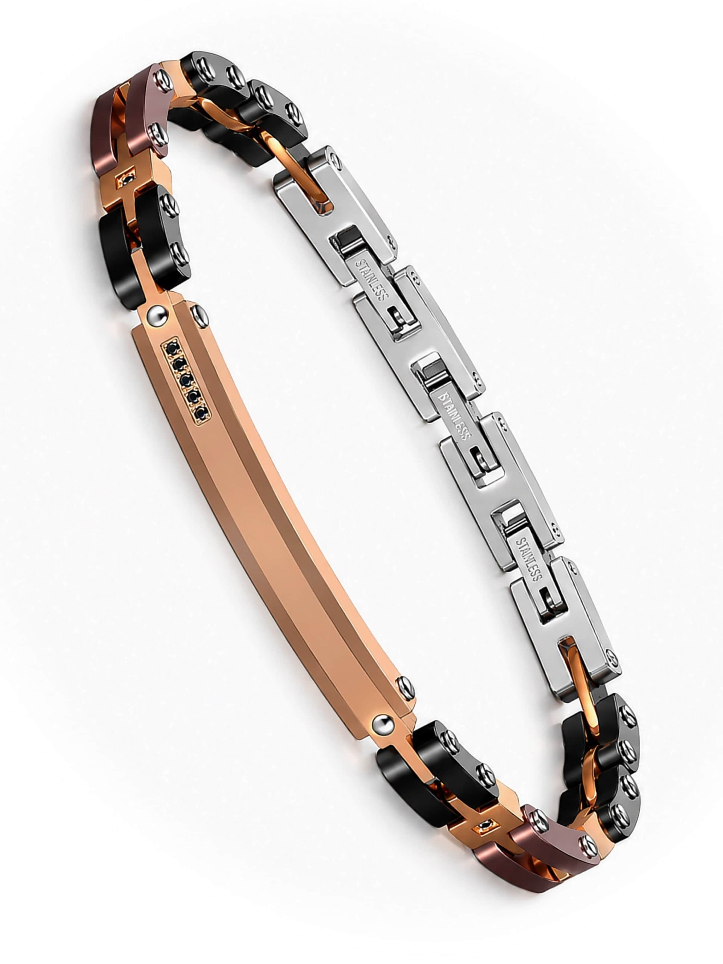 UNIQAL Armband 'VIVO'‌‌‌‌‌‌‌ in Gold: Vorderseite