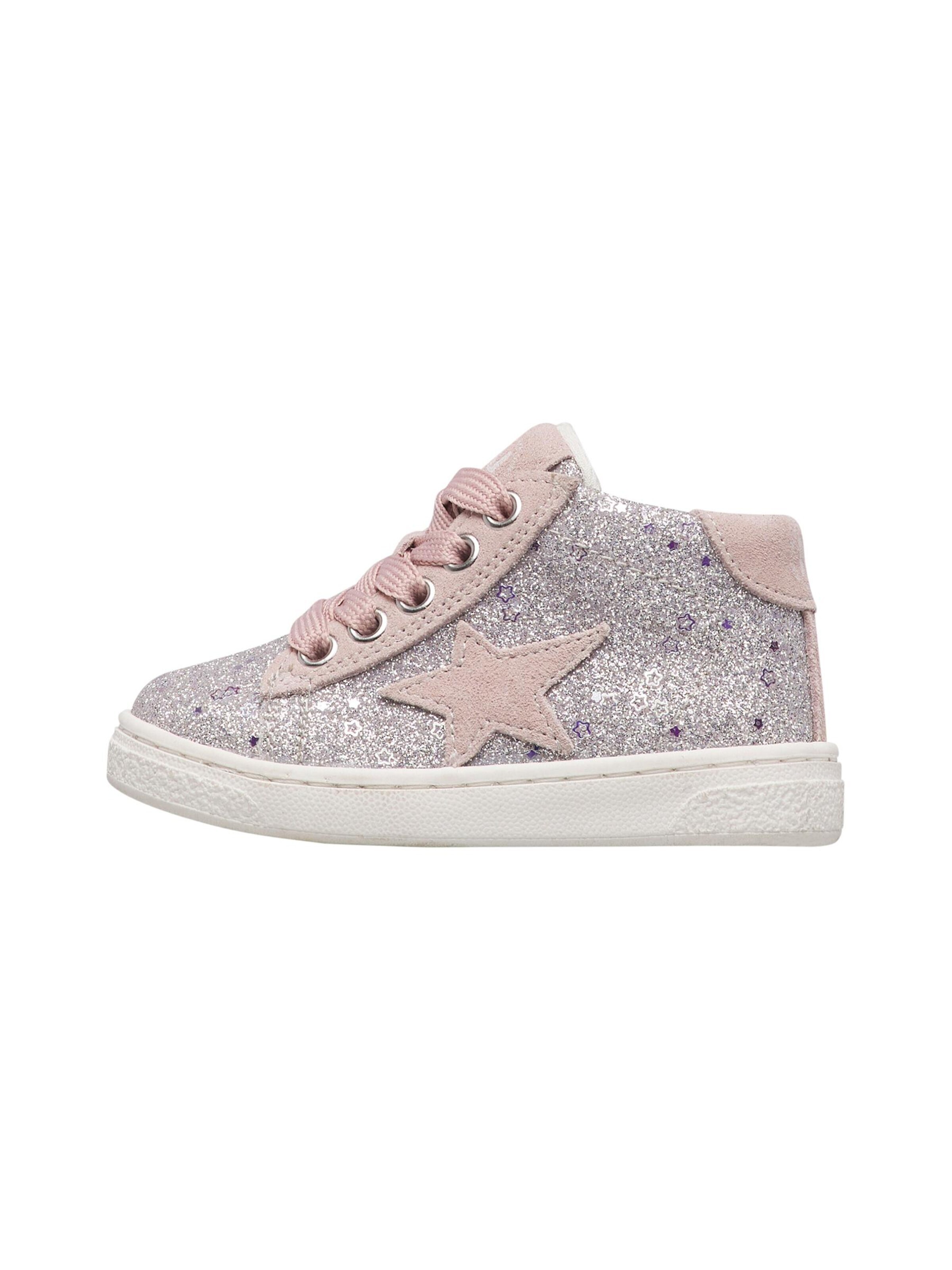 NATURINO Sneaker 'PINN HIGH ZIP.'‌‌‌‌‌ in Pink: Vorderseite