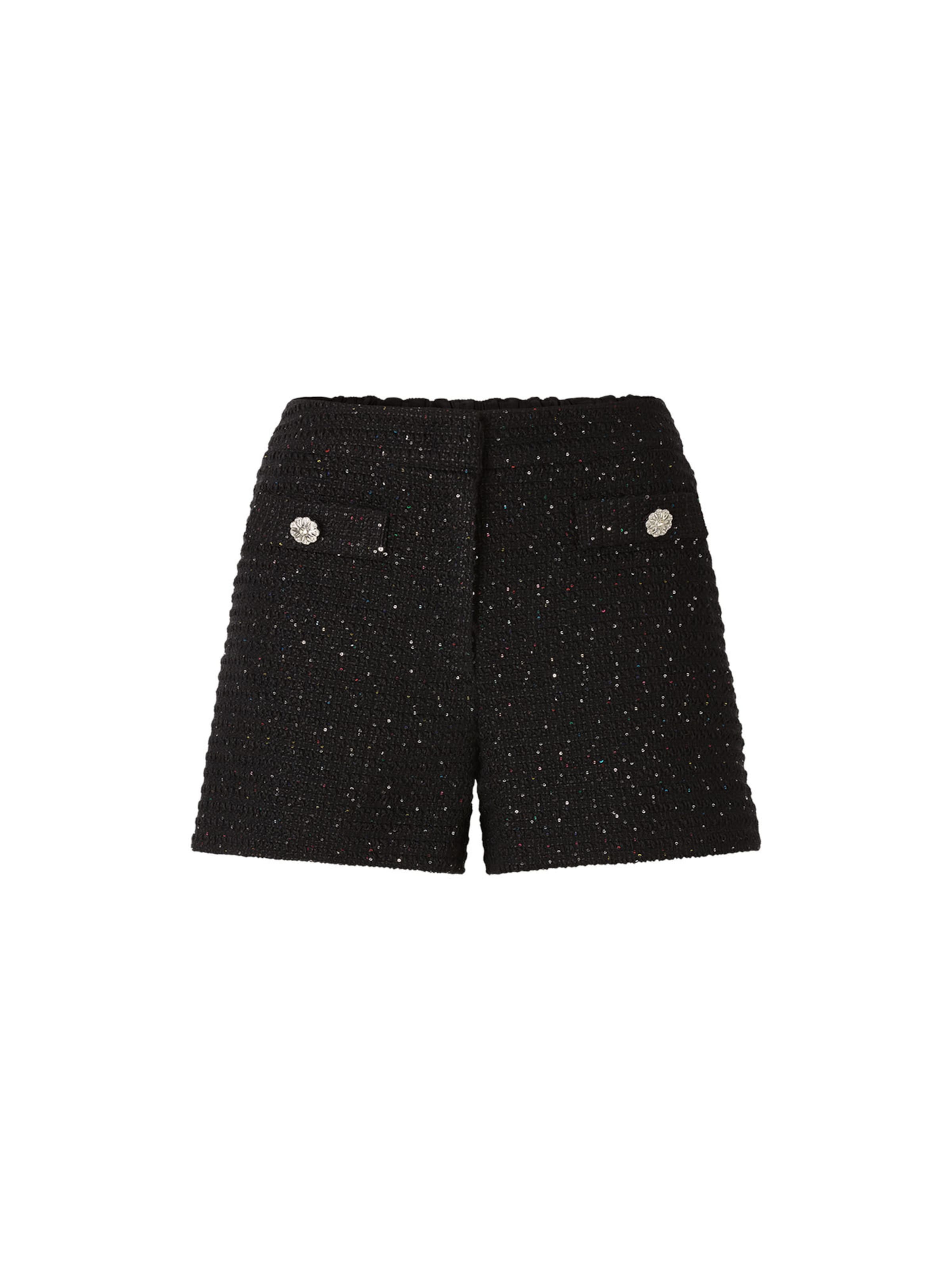 Rich & Royal Regular Pants in Black: front