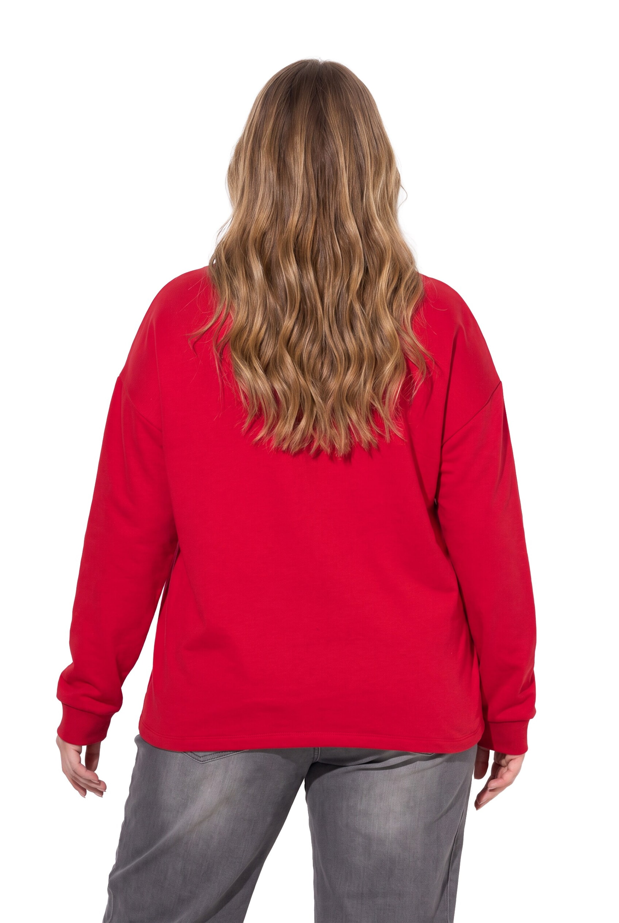 MIAMODA Sweatshirt in Red