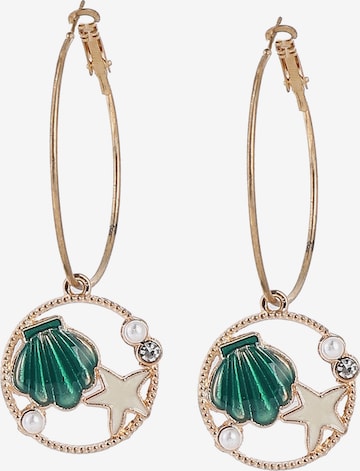 SOHI Серьги 'Sandra' в Зеленый: спереди