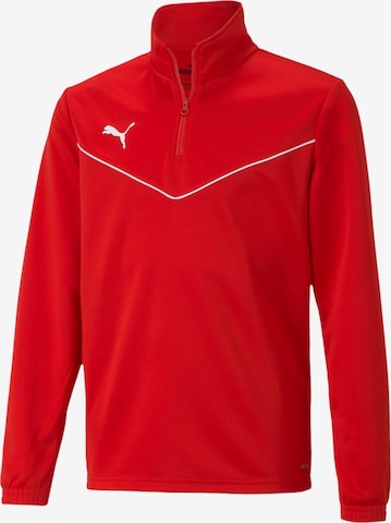 Sweat de sport 'TeamRise' PUMA en rouge : devant