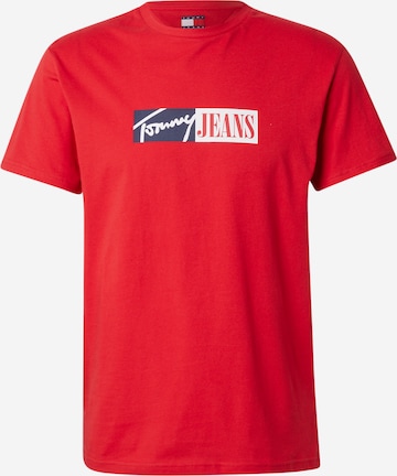 Tommy Jeans Футболка в Красный: спереди