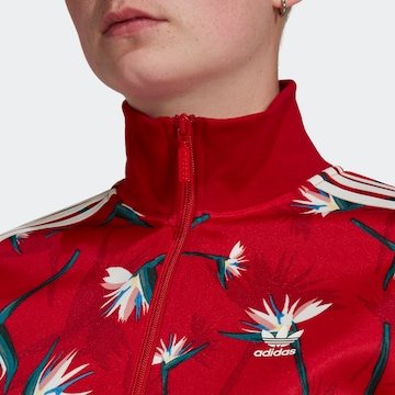 ADIDAS ORIGINALS - Sudadera con cremallera 'Thebe Magugu Beckenbauer' en rojo