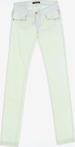 Cavalli Class Pants in XS in White: front