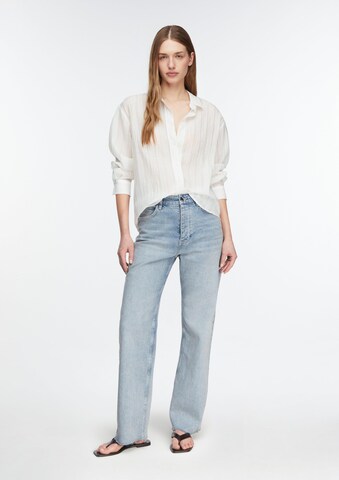 COMMA Regular Jeans in Blauw: voorkant