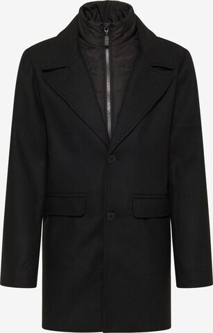 DreiMaster Klassik Between-seasons coat in Black: front