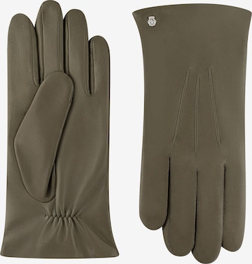 Roeckl Full Finger Gloves 'DOVER' in Green: front