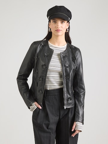 Mauritius Tussenjas 'Lefeu' in Zwart: voorkant