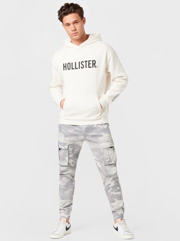 HOLLISTER Tapered Cargobroek in Grijs