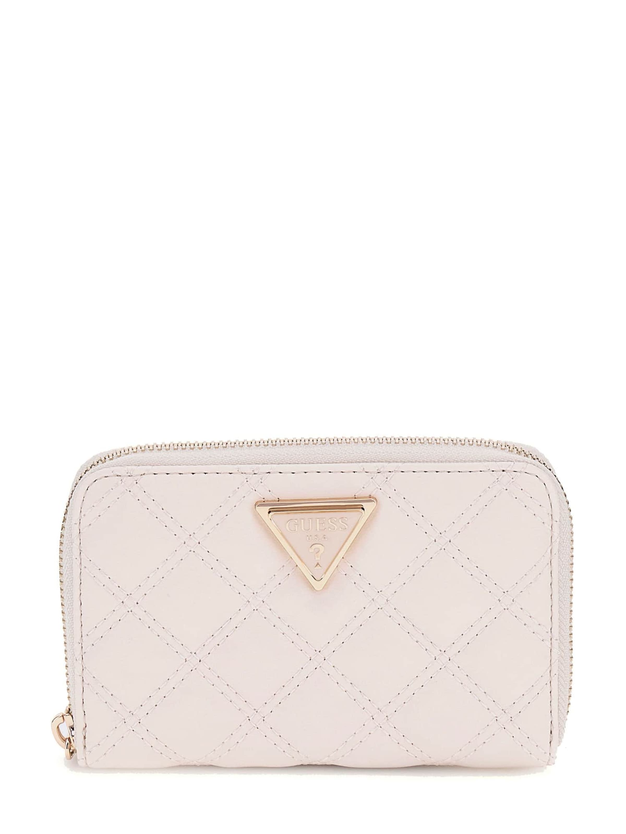 GUESS Wallet 'Giully' in White: front