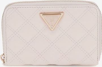 GUESS Portemonnaie 'Giully' in Weiß: Vorderseite