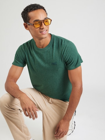 Superdry Tričko – zelená: přední strana