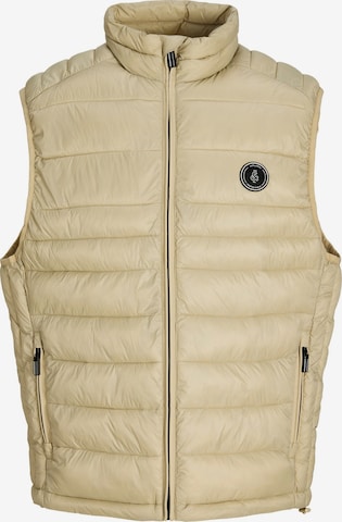 Gilet JACK & JONES en beige : devant
