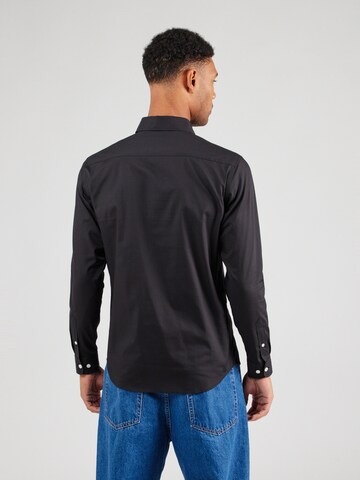 JJ Rebel - Ajuste estrecho Camisa 'JREBGAVIN' en negro