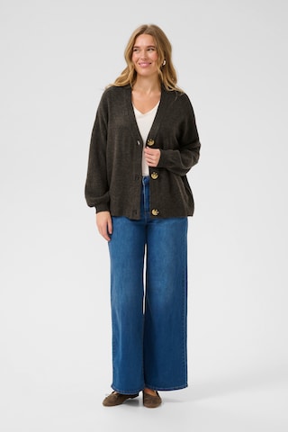 Cardigan 'Merle' Cream en marron