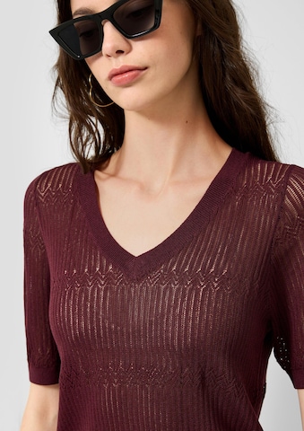 QS Pullover in Rot