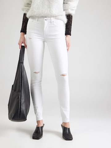 ONLY - Skinny Vaquero 'ONLWAUW' en blanco: frente