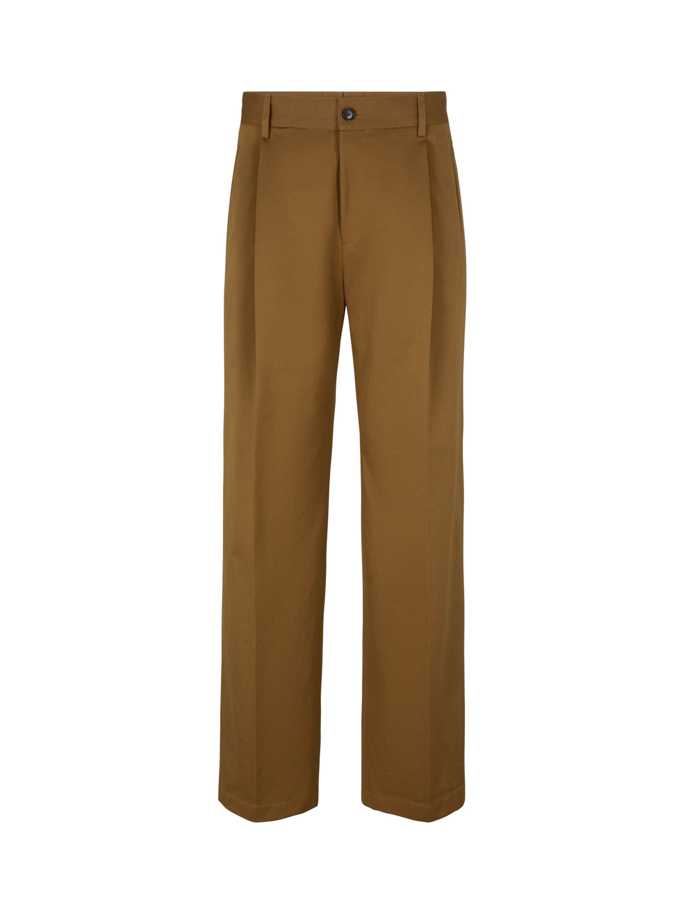 STRELLSON Trousers with creases 'Jarod' in Camel, Item view