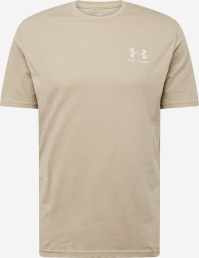 UNDER ARMOUR Toiminnallinen paita värissä cappuccino / valkoinen, Tuotenäkymä