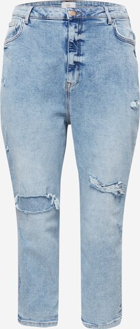 River Island Plus Regular Jeans 'MATILDA' in Blauw: voorkant