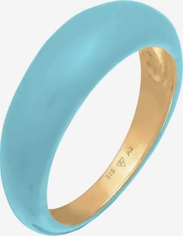 ELLI Ring 'Chunky' in Blue: front