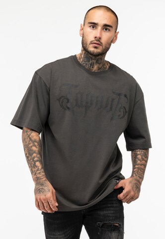 Tapout Μπλουζάκι ' SIMPLY BELIEVE ' σε γκρι: μπροστά