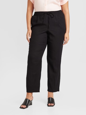 Vero Moda Curve Regular Pants 'JESMILO' in Black: front