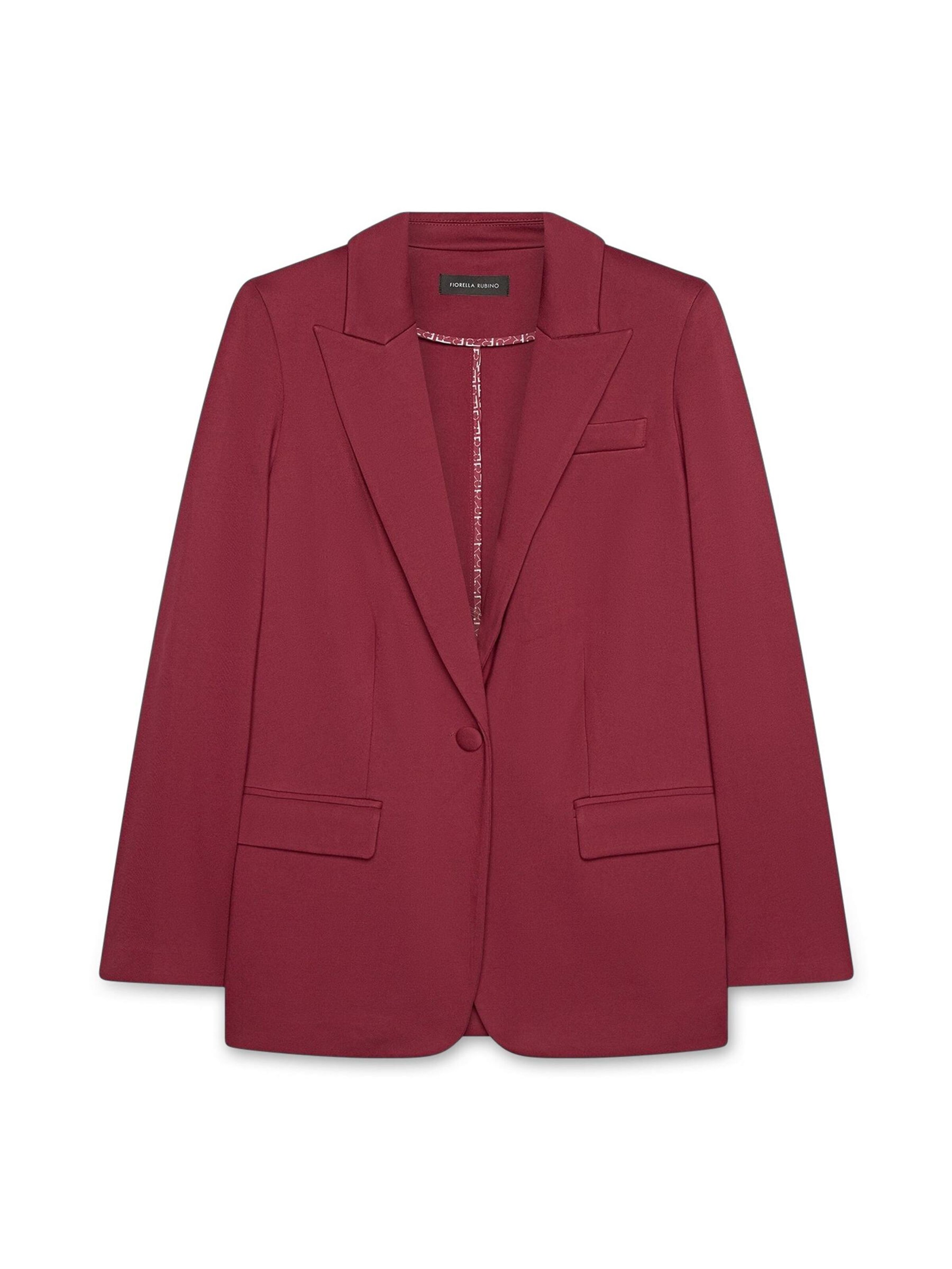 Veste mi-saison Fiorella Rubino en rouge : devant