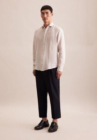 Coupe regular Chemise business SEIDENSTICKER en beige