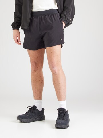 Champion Authentic Athletic Apparel Обычный Спортивные штаны в Черный: спереди