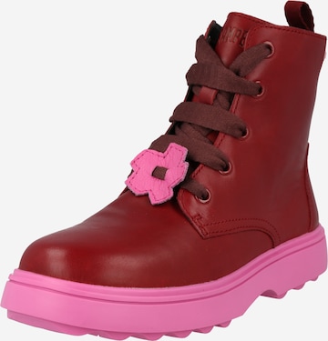 CAMPER Boots 'Norte Twins' in Red: front