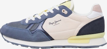 Baskets basses 'Brit Camp' Pepe Jeans en bleu : devant