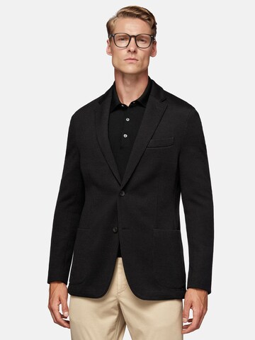 Coupe regular Veste de costume 'Bari' Boggi Milano en noir : devant