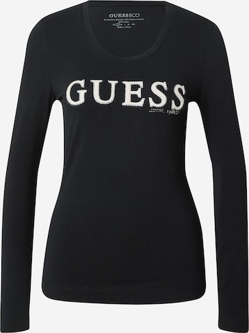 Maglietta di GUESS in nero: frontale