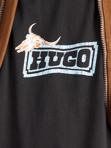 HUGO Футболка 'Nadero' в Черный