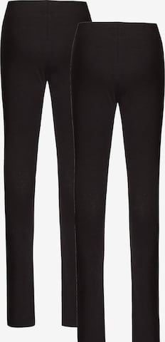 WE Fashion Skinny Leggings in Schwarz