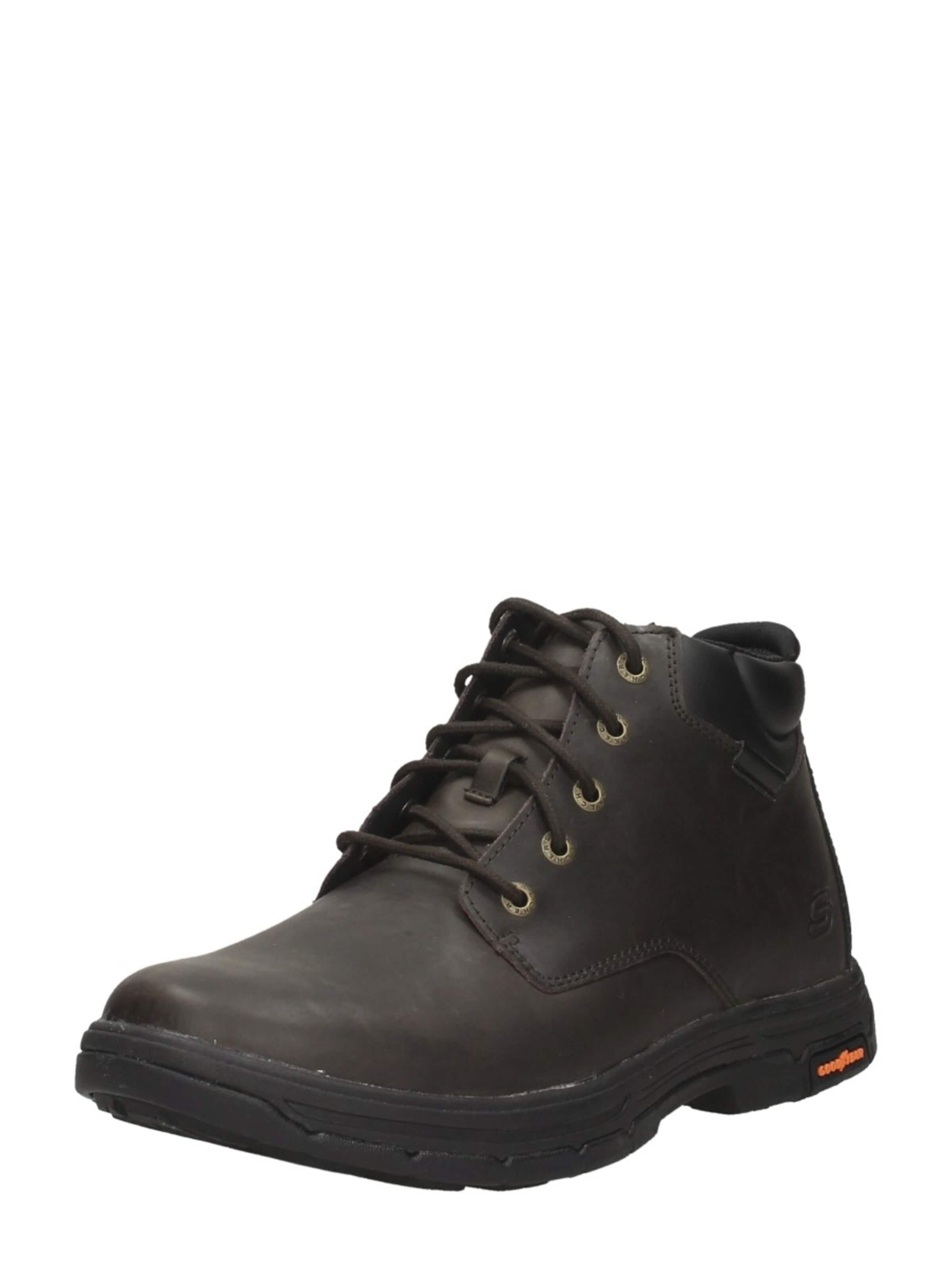 Bottes à lacets 'Relaxed Fit: Segment 2.0 - Brogden' SKECHERS en marron